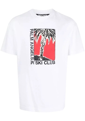 Palm Angels Ski Club cotton T-shirt - White