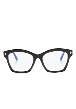 TOM FORD Eyewear light-filtering butterfly-frame glasses - Black