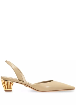 Ferragamo Alyssa cage-heel slingback pumps - Neutrals