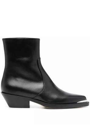 Anna F. 40mm cowboy ankle boots - Black