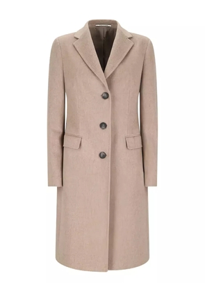 Tagliatore buttoned coat - Neutrals