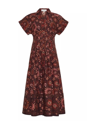 Cara Cara Nash midi dress - Brown