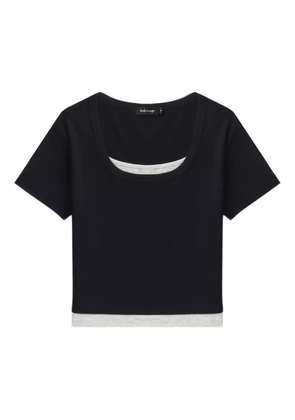 tout a coup ribbed T-shirt - Black