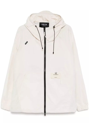 FIVE CM logo-print sport jacket - Neutrals