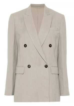 Brunello Cucinelli double-breasted blazer - Green
