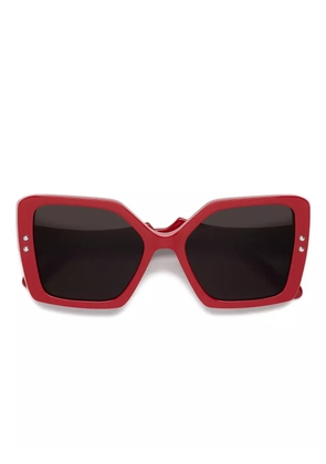 Marni Eyewear Nimrela rectangle-frame sunglasses - Red