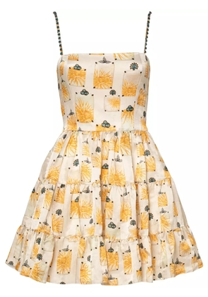 Agua By Agua Bendita Lima mini dress - Neutrals