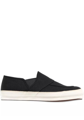 Comme des Garçons Homme Deux panelled trainers - Black