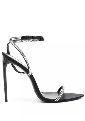 Saint Laurent Pre-Owned 110mm Georgia sandals - Black