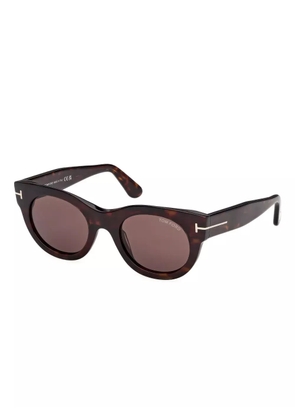 TOM FORD Eyewear round-frame sunglasses - Brown