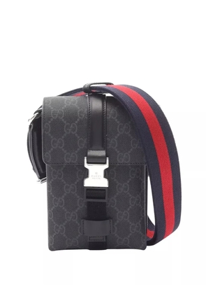 Gucci Pre-Owned 2016-2025 Super Mini GG Supreme Messenger Bag crossbody bag - Black