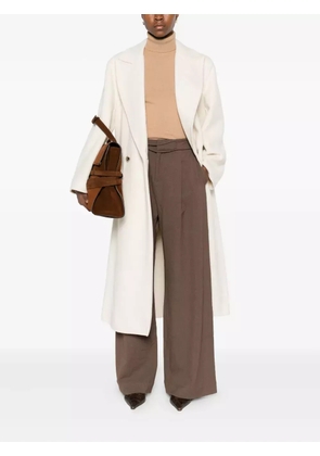 VICOLO wool-blend coat - White