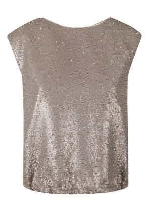 Herno sequinned top - Neutrals