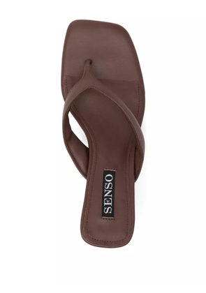 Senso 60mm square sandals - Brown