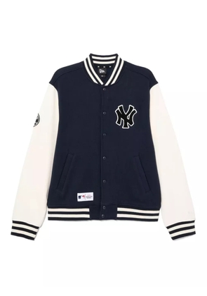 NEW ERA CAP logo-badge bomber jacket - Blue