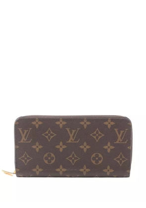 Louis Vuitton Pre-Owned 2021 Monogram Zippy Wallet long wallets - Brown