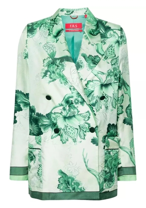 F.R.S For Restless Sleepers Lone double-breasted blaser - Green