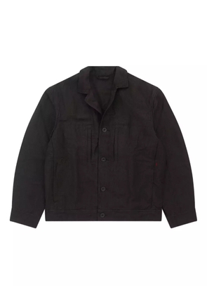 Casey Casey Oscar buttoned welt-pocket jacket - Black