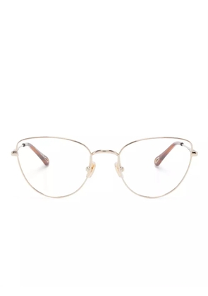 Chloé Eyewear cat eye-frame glasses - Gold