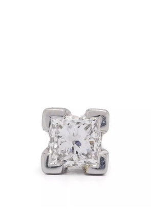 Maria Black 14K white gold Modular diamond stud earrings - Silver