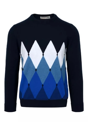 Ballantyne argyle-pattern sweater - Blue