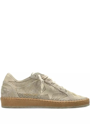 Golden Goose perforated star sneakers - Neutrals