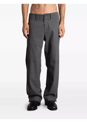 _J.L-A.L_ button-detail trousers - Grey