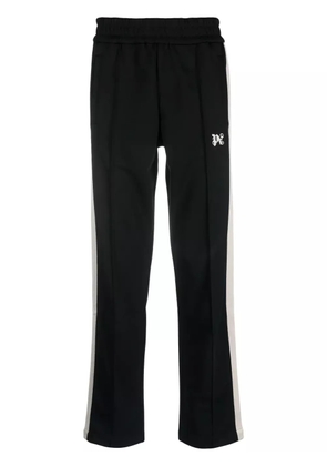 Palm Angels monogram-embroidered track pants - Black