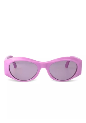 Balenciaga Eyewear geometric-frame sunglasses - Pink
