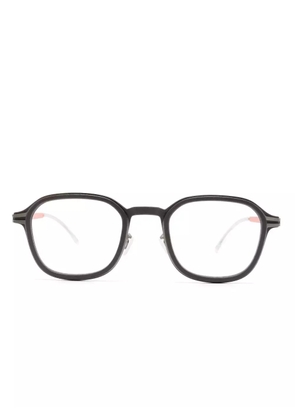 Mykita curved-corner square-frame glasses - Black