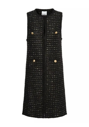 WEILL PARIS long tweed gilet - Black