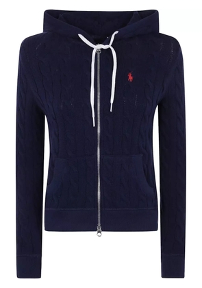 Polo Ralph Lauren cable-knit hoodie - Blue