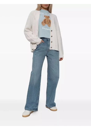 Palm Angels V-neck buttoned cardigan - Neutrals