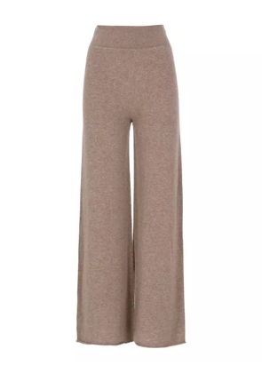 Vanisè elasticated-waistband trousers - Brown