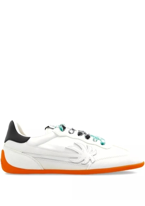 Palm Angels palm tree lace-up sneakers - White