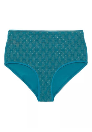 Marlies Dekkers patterned-jacquard briefs - Blue