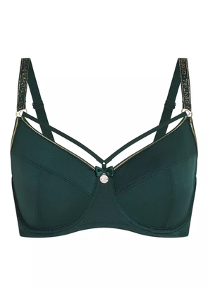 Marlies Dekkers cross-strap balcony bra - Green