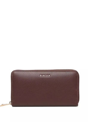 BIASIA logo-lettering wallet - Brown