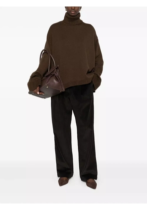 The Frankie Shop roll-neck sweater - Brown