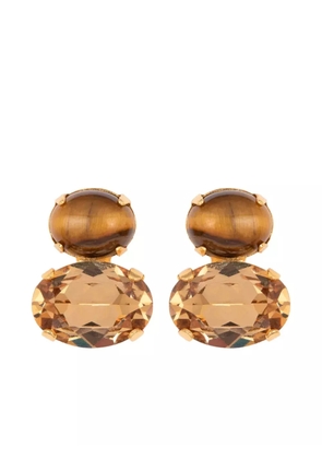 Jennifer Behr Yvette earrings - Brown