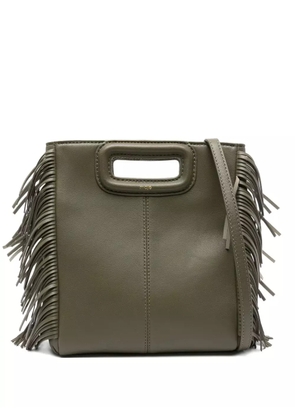 Maje small M tote bag - Green