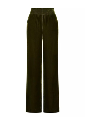 MALIPARMI shirred trousers - Green