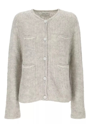 Forte Forte button-front patch-pocket cardigan - Grey