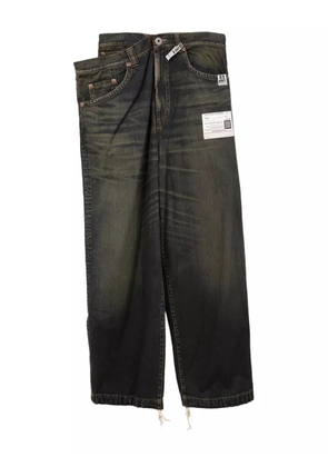Maison MIHARA YASUHIRO layered jeans - Blue