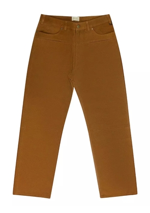 Aimé Leon Dore suede western trousers - Brown