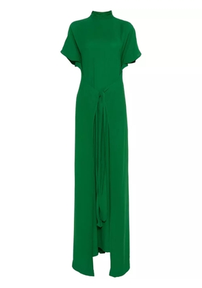 Nº21 tie-fastening dress - Green