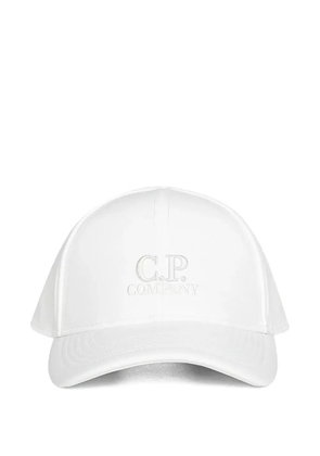 C.P. Company logo-embroidered hat - White