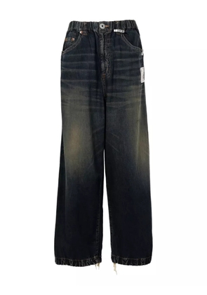 Maison MIHARA YASUHIRO elasticated-waist jeans - Blue