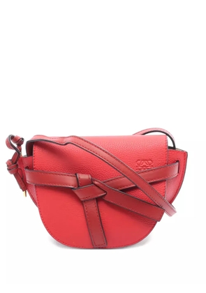 Loewe Pre-Owned mini Gate shoulder bag - Red