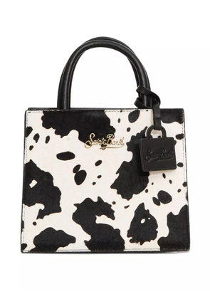 MC2 Saint Barth mini animal-print tote bag - White